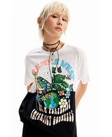 Desigual Women's Retro patchwork T-shirt