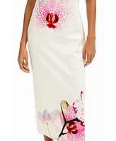 Desigual Women's M. Christian Lacroix orchid midi dress