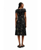 Desigual Women's Arty floral dress