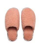 Feelgoodz Women's Faux Sherpa Mule Slipper Indoor / Outdoor House Shoes