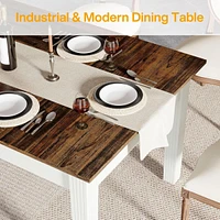 Tribesigns Dining Table for 4-6 People, 62