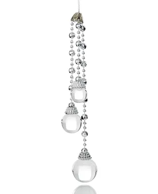 Holiday Lane Shine Bright Crystal Dangling Ornament Created for Macy's