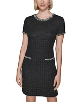 Karl Lagerfeld Paris Women's Boucle-Tweed Sheath Dress