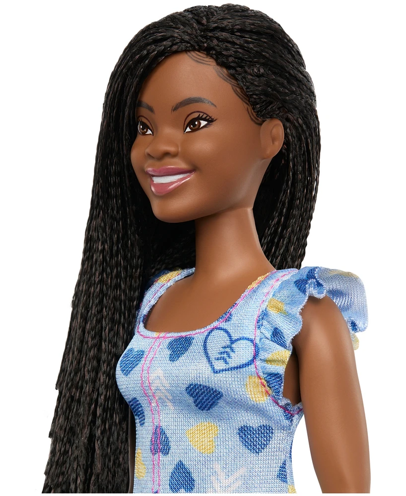 Barbie Fashionistas Doll Black Hair & Brown Eyes with Down Syndrome - Multi