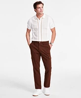 Club Room Men's Regular-Fit Stretch Cargo Pants, Created for Macy's