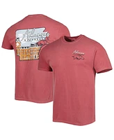 Image One Men's Crimson Arkansas Razorbacks Hyperlocal T-Shirt