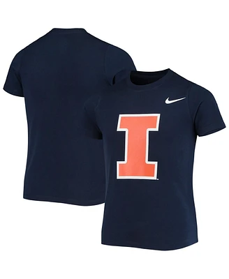 Nike Preschool Navy Illinois Fighting Illini Logo T-Shirt