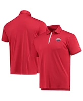 Columbia Men's Red Usa Swimming Swim Sand Save Polo Shirt