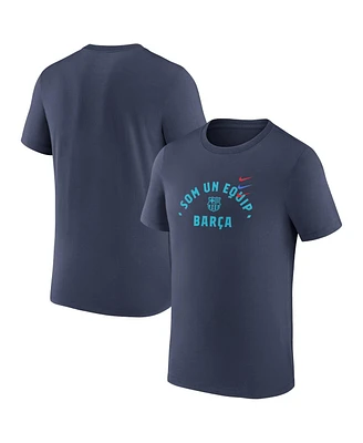 Nike Men's Navy Barcelona Verbiage T-Shirt