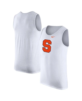 Nike Men's White Syracuse Orange Tank Top