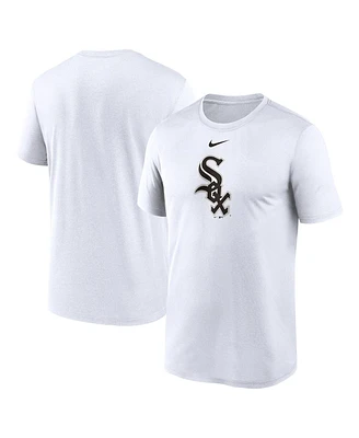 Nike Men's White Chicago Sox Legend Fuse Large Logo Performance T-Shirt