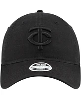 New Era Women's Minnesota Twins Black on Black Core Classic 9TWENTY Adjustable Hat