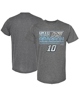 Stewart-Haas Racing Team Collection Men's Heather Charcoal Noah Gragson Name Number T-Shirt