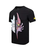 Freeze Max Men's Black Rick And Morty Year of the Dragon Soul Bond T-Shirt