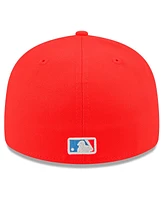 New Era Men's Tan/Coral Minnesota Twins 2024 Mlb All-Star Game Low Profile 59FIFTY Fitted Hat