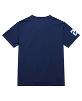 Mitchell & Ness Men's Chris Johnson Navy Tennessee Titans Retired Player Nickname T-Shirt