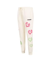 Freeze Max Women's Snoopy Cream Peanuts Sweet Fleece Jogger