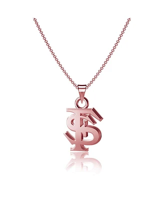 Dayna Designs Florida State Seminoles Rose Gold Pendant Necklace