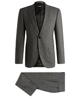 Boss by Hugo Boss Men's Micro-Patterned Regular-Fit Suit