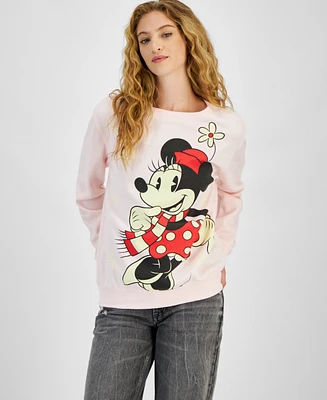 Disney Juniors' Vintage Minnie Mouse Graphic Sweatshirt