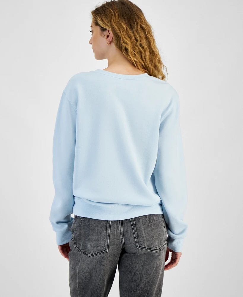 Love Tribe Juniors' Snoopy Ski You Later Crewneck Sweatshirt