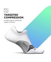 Feetures Men's Elite Light Cushion No Show Tab - Running Socks for Men & Women - Athletic Compression Socks - Moisture Wicking - Medium