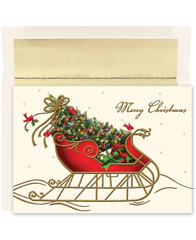 Masterpiece Studios Holiday Sleigh Holiday Boxed Cards