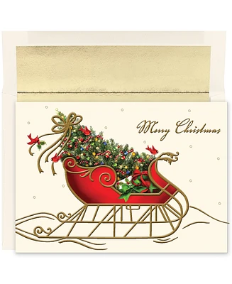 Masterpiece Studios Holiday Sleigh Holiday Boxed Cards