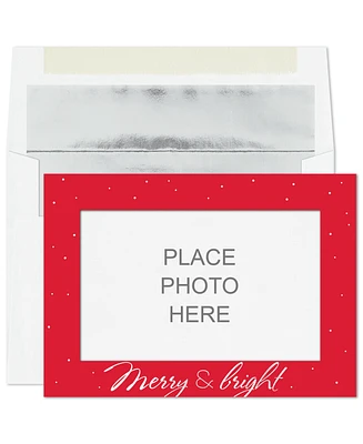 Masterpiece Studios Merry Bright Photo Holder Holiday Boxed Cards