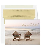 Masterpiece Studios Chairs On Beach Holiday Boxed Cards