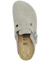 Birkenstock Women's Boston Suede Leather Clogs from Finish Line