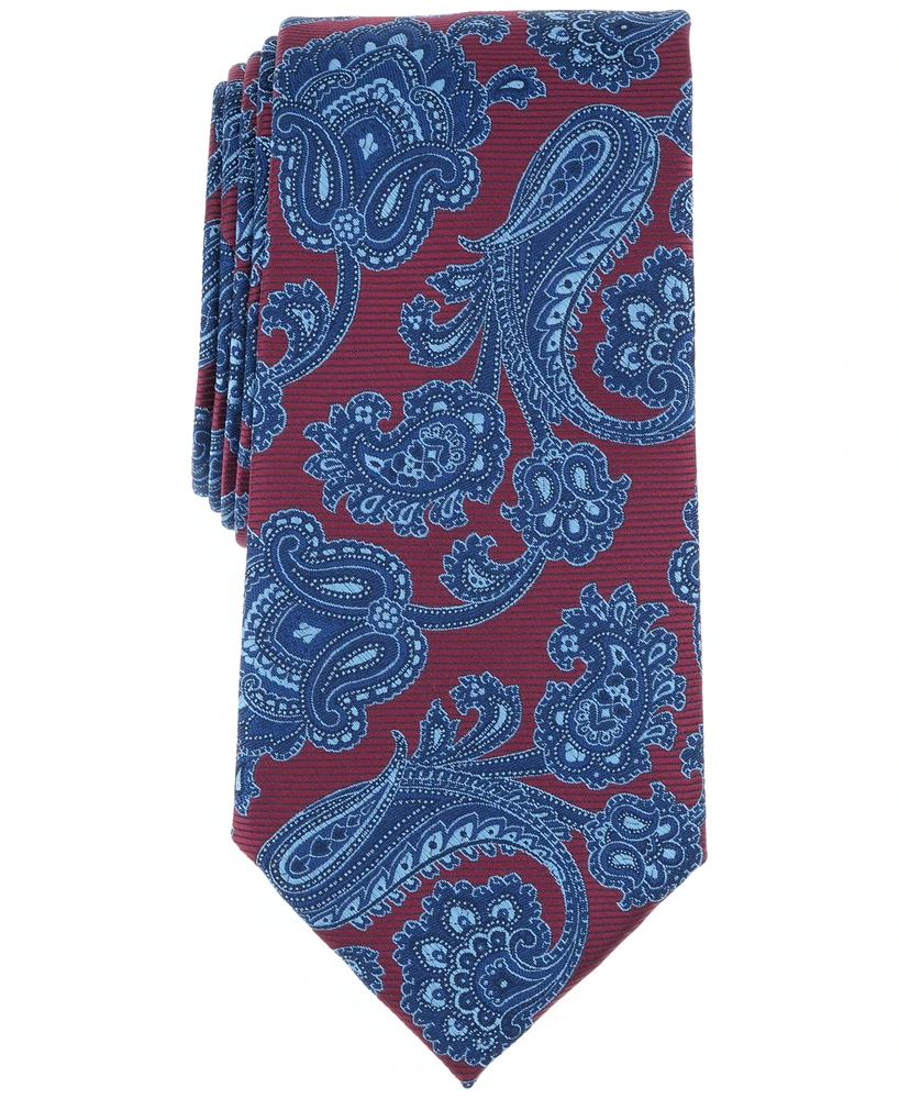 Club Room Men's Carol Paisley Tie, Created for Macy's