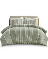 Ink+Ivy Striped Shay 3-Pc. Comforter Set