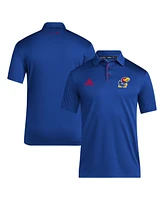 Adidas Men's Royal Kansas Jayhawks 2024 Coaches Aeroready Polo