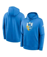 Nike Men's Powder Blue Los Angeles Chargers Rewind Club Logo Pullover Hoodie