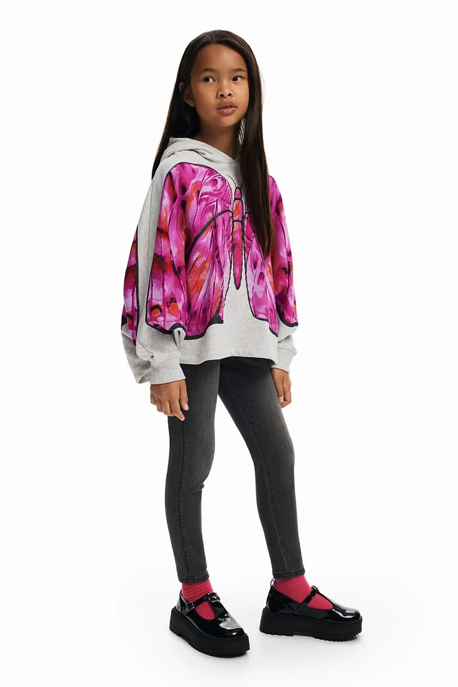 Desigual Girls Girls's Butterfly cape sweatshirt