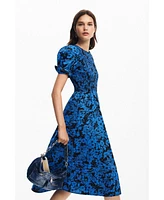 Desigual Women's Floral midi dress