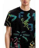 Desigual Men's Illustrated T-shirt