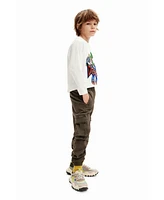 Desigual Boys Boys's Long jogger pants with cargo pockets