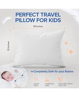 Continental Bedding Toddler Pillow Polyester 100% Cotton Shell 13x18 Inch