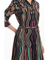 Desigual Women's Midi shirt dress