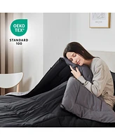 Premium Quilted All Season Goose Down Alternative Comforter with Corner Tabs