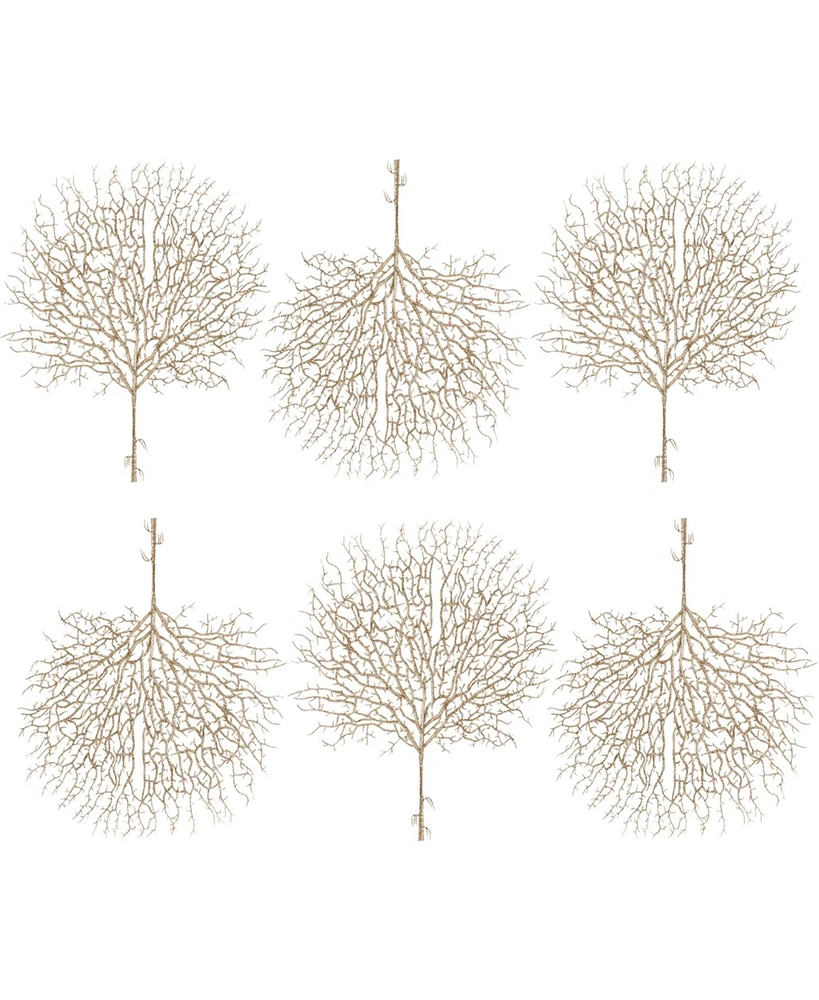 Slickblue Set of 6 Glitter Sprays – Sparkling Accents for Holiday and Seasonal Decor