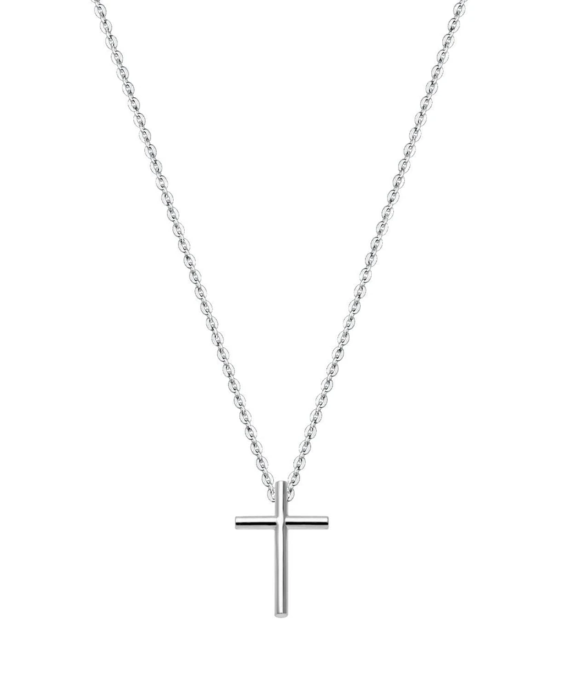 Tiny Blessings Kids Children's 14K Gold Rounded Cross 13-14" Necklace