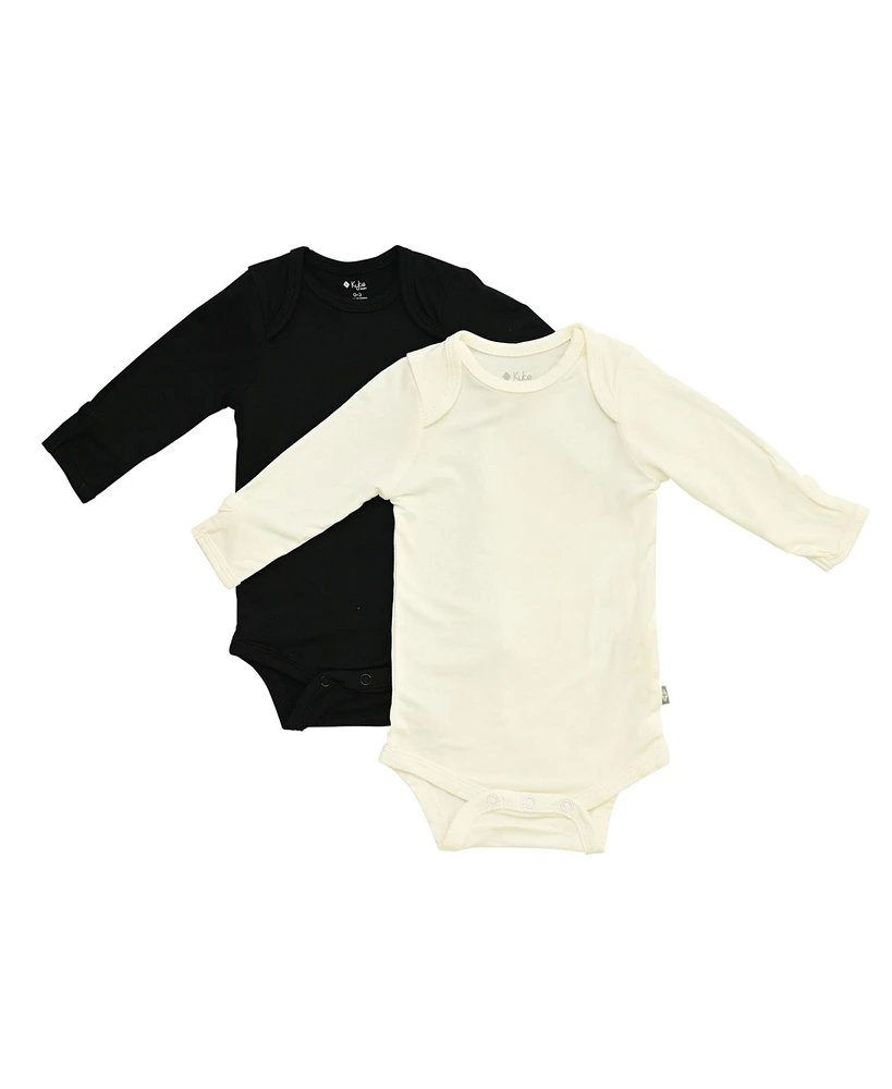 Kyte Baby Boys 2-Pack Long Sleeve Bodysuit