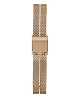 Guess Women's Analog Rose Gold Tone Stainless Steel and Mesh Watch, 28mm