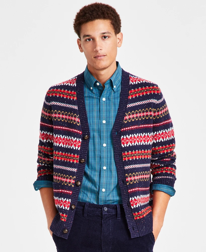 Nautica Men's Classic-Fit Fair Isle Cardigan