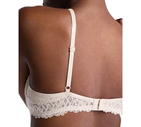 Calvin Klein Women's Lightly-Lined Lace-Trim T-Shirt Bra QF7837