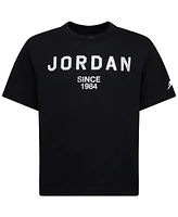 Jordan Big Girls Logo Read Boxy Short Sleeve Tee