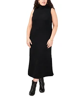 Vince Camuto Plus Size Turtleneck Sleeveless Sweater Dress